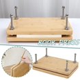 thumbnail image 3 of Book Press - Bamboo Wood Bookbinding Press New, 3 of 8