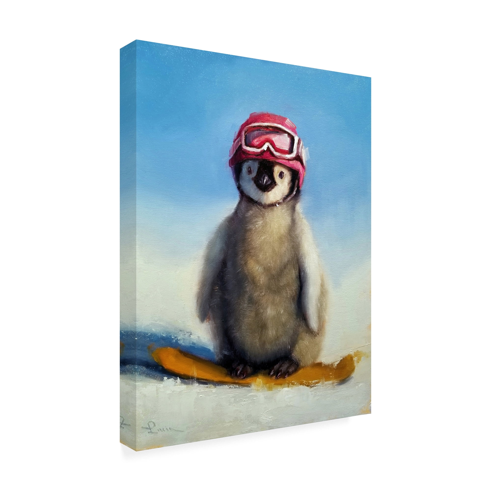 Trademark Fine Art 'Snowboard Chic' Canvas Art by Lucia Heffernan