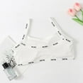 thumbnail image 4 of Large Bras for Girl New Girl Solid Color Soft Comfortable Breathable Children Thin Style Student Bra Underwear Style B-59 White M, 4 of 4