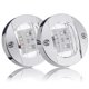 thumbnail image 5 of Luz interior de cabina 6LED 12V Luz redonda para barco para yate (blanco) Rojo Verde, 5 of 5
