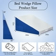 thumbnail image 4 of Jakoola Wedge Pillow for Sleeping and Back Support,Leg Elevation Pillow for Relief and After Surgery, White, 4 of 7