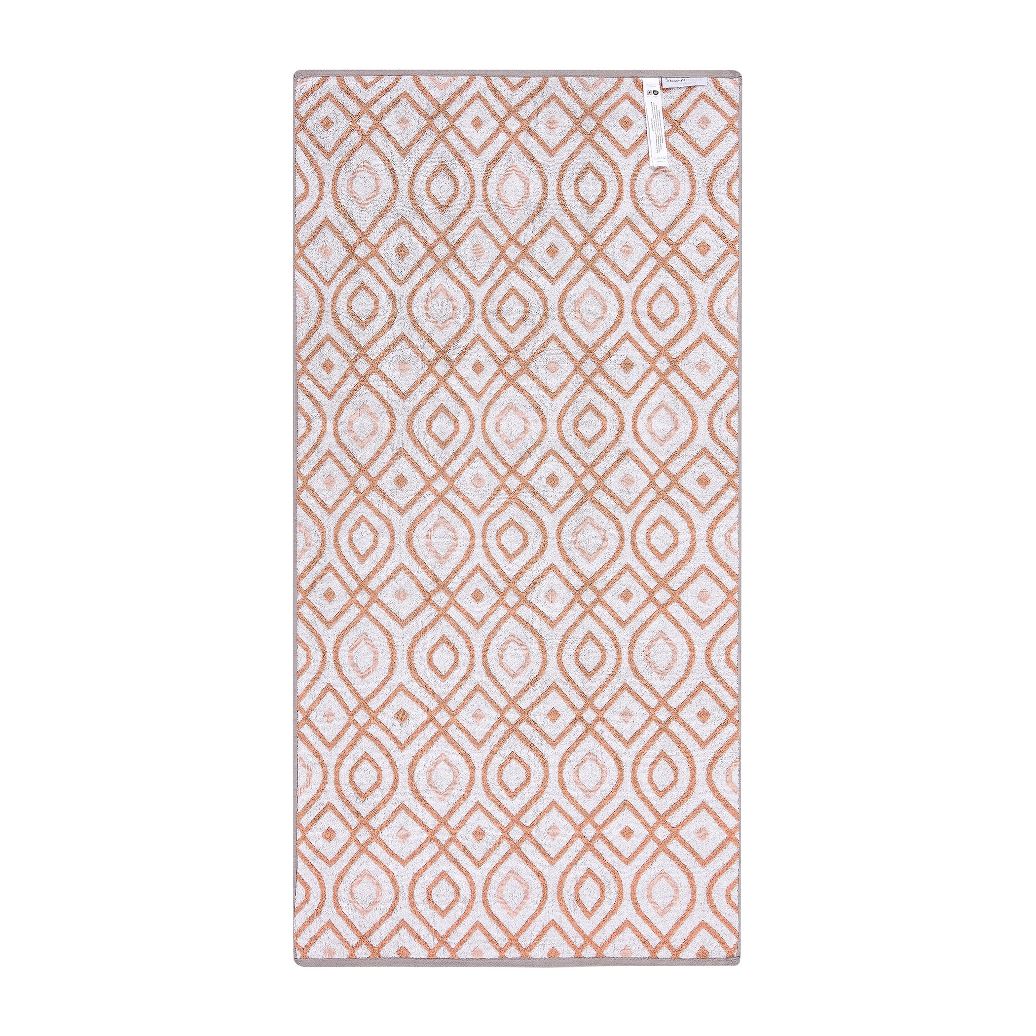 Modern Threads Oxford 6-Piece Yarn Dyed Adult Cotton Bath Towel Set, Coral