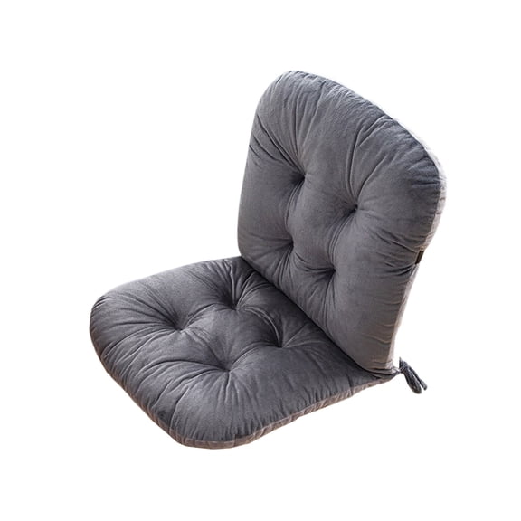 Tunhigl Tufted Floor Cushion for Living Room and Office - Breathable Recliner Cushion with Non-Slip Base for Chair, Tatami, and Computer Use Gray