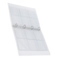 thumbnail image 4 of Livre de Rangement pour Badges, Tri de Pièces de Collection Livre de Collection Transparent Classeur pour Photos pour Badges pour Pièces Coque + 6 Trous Page Intérieure, Coque + 9 Trous, 4 of 8