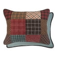 thumbnail image 4 of Donna Sharp Appalachia Plaid 3PC Queen Pieced Cotton Lodge Quilt Set, 4 of 8