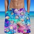 thumbnail image 2 of IROINNID Mens 7 Inch Quick Dry Printed Short Swim Trunks with Mesh Lining Swimwear Bathing, 2 of 5