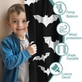 thumbnail image 3 of Blackout Kids Curtains,Halloween Bat Silhouettes Childrens Insulated Curtains Set Of 2,Bedroom Essentials,Toddler Room Decor 42"x54", 3 of 5