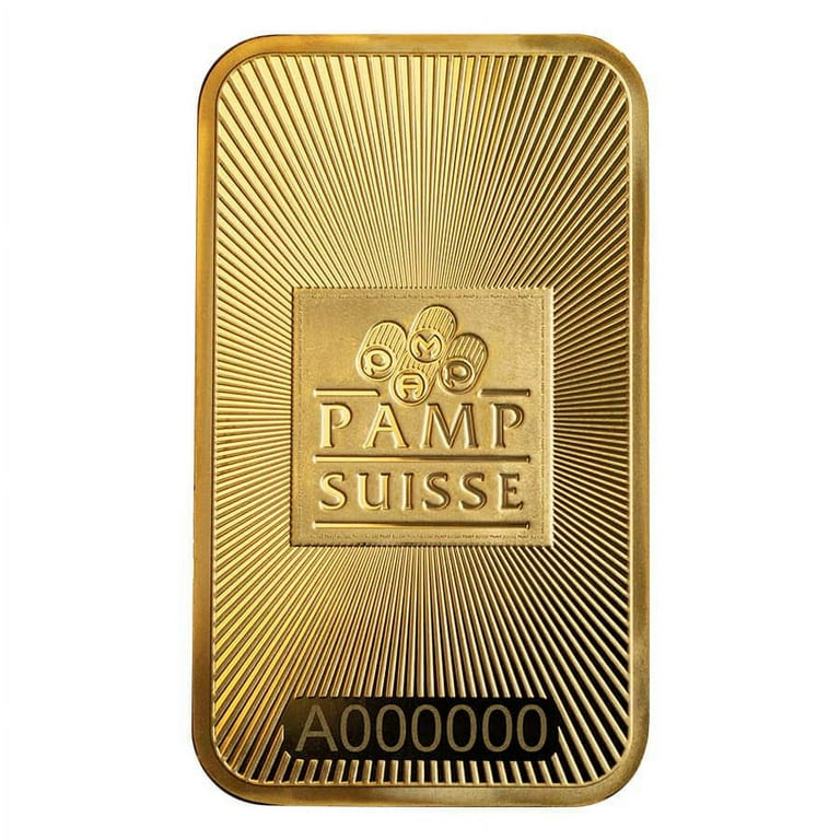 PAMP SUISSE 10.0 OZ 金バー 10 oz Gold Fortuna Veriscan Bar