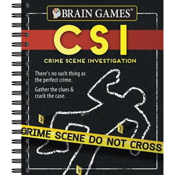 Pre-Owned Brain Games - Crime Scene Investigation (Csi) Puzzles (Spiral-bound) 1680227777 9781680227772