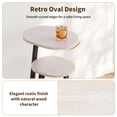 thumbnail image 3 of Biemlerfn 3-Tier Side Table, Small Round End Table with Metal Frame, Sofa Table Nightstand for Living Room, Bedroom, White Maple, 3 of 8