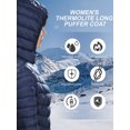 thumbnail image 5 of Off Road Ventures Women's Lightweight Puffer Jacket Hooded Water-Resistant Windproof Quilted Puffer Coat Outwear, 5 of 7