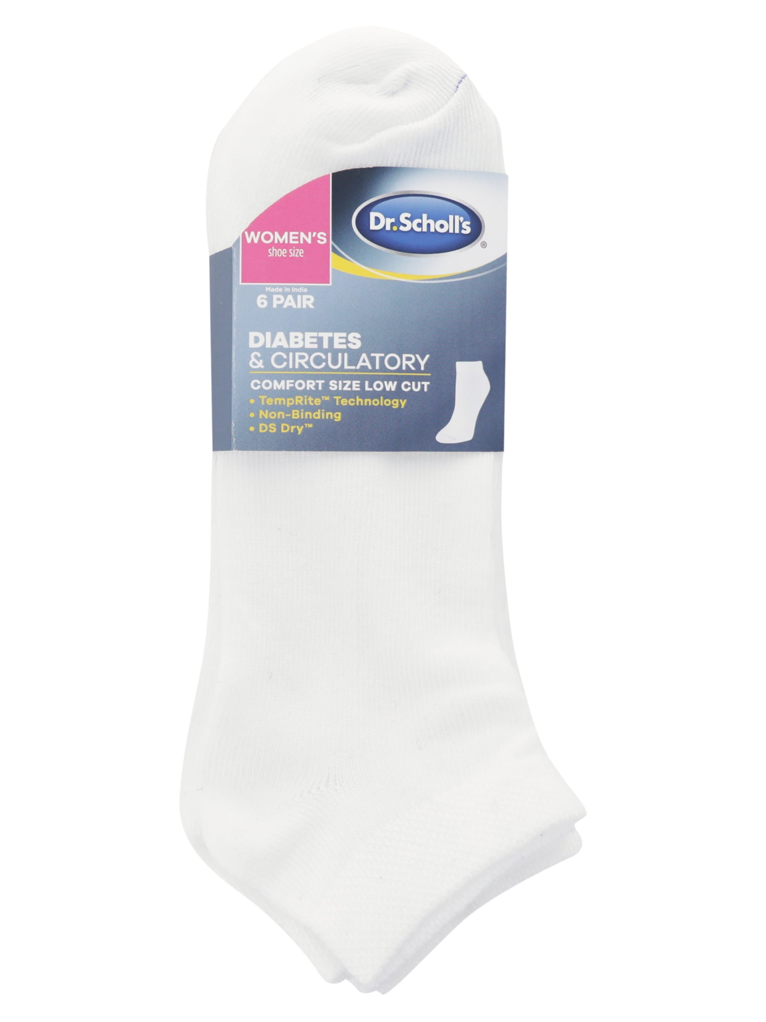Dr. Scholl s Women s Diabetes and Circulatory Low Cut Socks 6