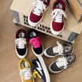 thumbnail image 5 of Men's Lightning Pattern Platform Canvas Shoes Non Slip Thick Sole Lace Up Retro Street Casual Walking Sneakers, 5 of 5