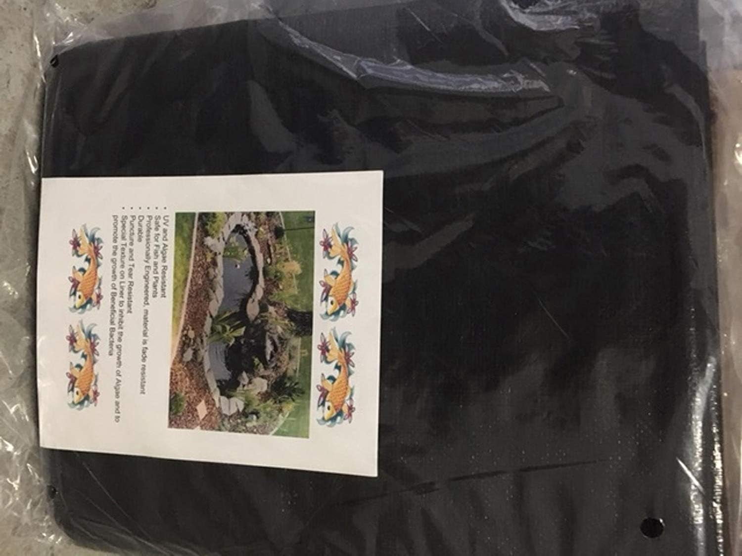 Water Garden Fountain KOI Pond KIT Liner & 620 GPH Pump 13 x 15 + Lilies
