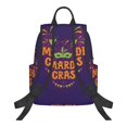 thumbnail image 2 of Balery Mardi Gras2 Lightweight Backpack for Men and Women - Durable and Water-Resistant, Ideal for School, Work, Travel, and Everyday Use, 2 of 9