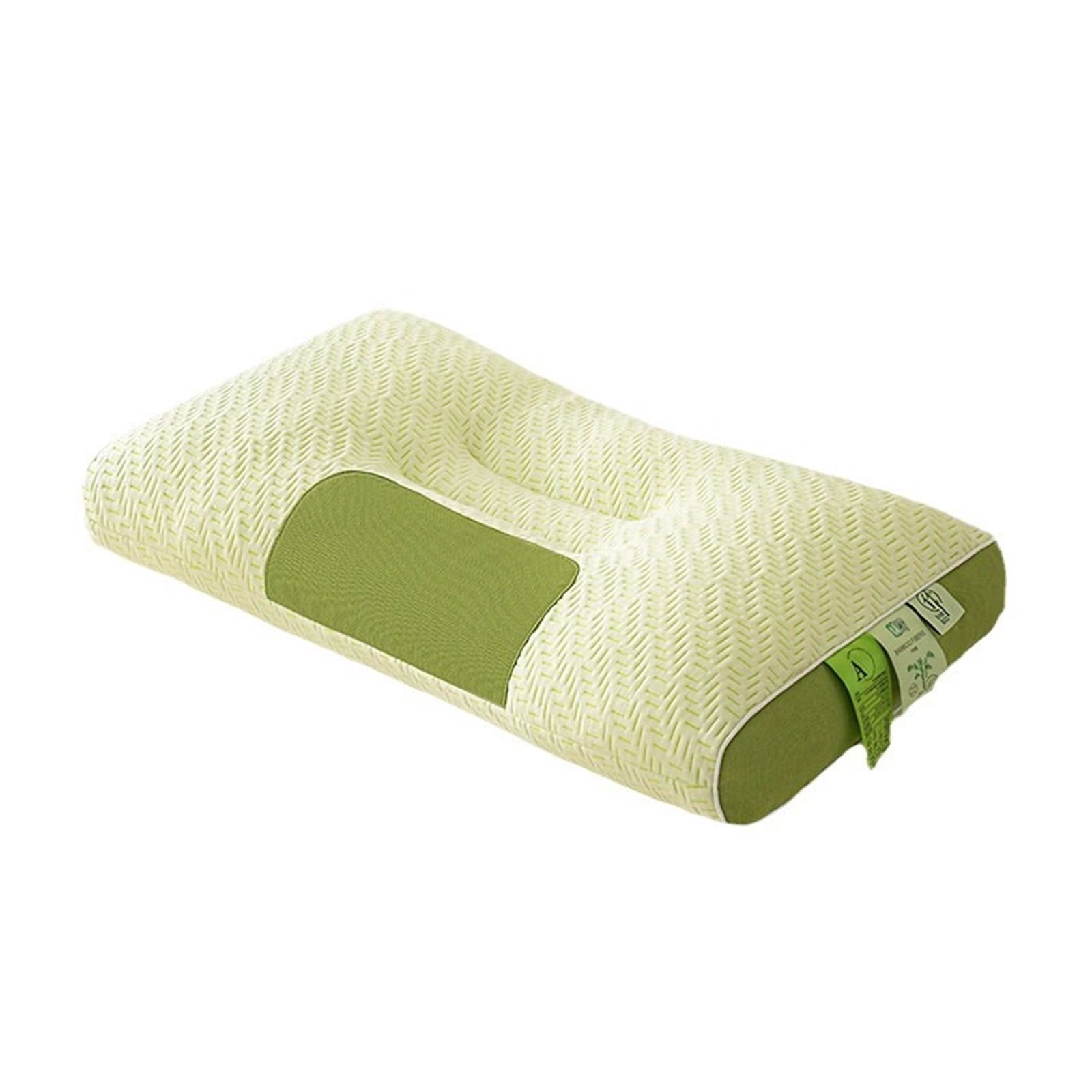 YOUMAI Anti-Snoring Pillow For Sleep Apnea Sleep apnea pillow New Fiber SPA Washable Neck Pillow Core Knitted Cotton Breathable Pillow(2pc, Green)