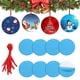thumbnail image 5 of 12 piezas en blanco de adorno de sublimación - espacios en blanco de adorno de Navidad de sublimación de Mdf con hilos rojos (3,1, 5 of 5