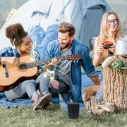 XMMSWDLA Portable Bluetooth Speakers with Colorful Lights, Loud Sound, Small Bluetooth Speaker with Wireless Stereo Pairing, HiFi Sound, Long Playtime,for Shower,Home,Outdoor