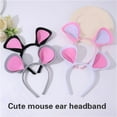 thumbnail image 4 of ZYHARUKO Mouse Ears Hairband Photo Props Kids Hair Hoop Headband Party Headpiece Fun Stage, 4 of 8