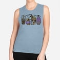 thumbnail image 2 of Halloween Coffee Women's Muscle Tank Large Stonewash Denim, 2 of 5