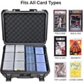 thumbnail image 5 of Graded Card Case Storage Box – Extra Large Trading Card Storage Box with 8 Adjustable Dividers – Baseball & Sports Card Storage Case – Fits PSA, BGS, SGC, Toploaders & Magnetic Holders, 5 of 5