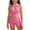 Red, variant on ZXLBBD Girls Bathing Suit Halter Neck Hollow Design Solid Color Tankini Top and Shorts 2 Piece Swimwear Summer Vacation Outfit Casual Beach Outdoor,Black,12 Y-13 Y