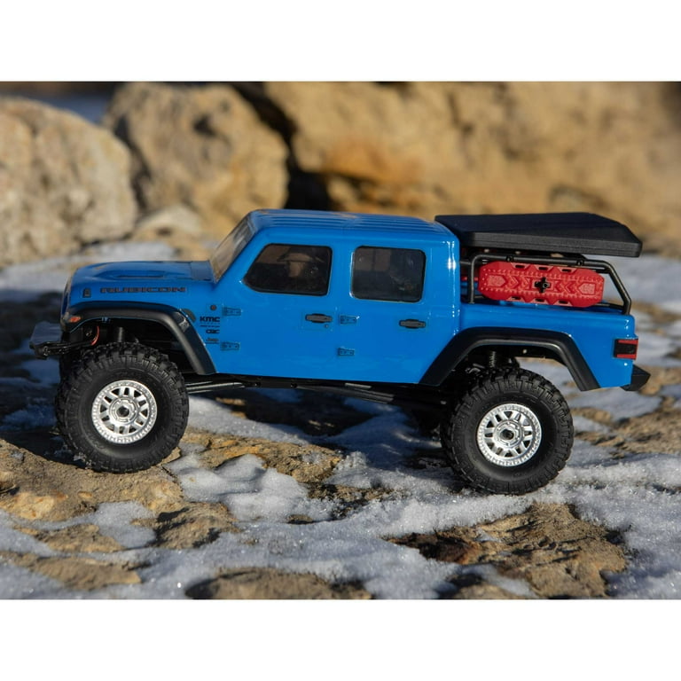 Axial 1/24 SCX24 Jeep JT Gladiator 4WD Rock Crawler Brushed RTR (Blue)