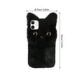 thumbnail image 2 of Raindrops Cat Print Phone Case 11 Phone Case Black TPU Chic 1 Piece, 2 of 5