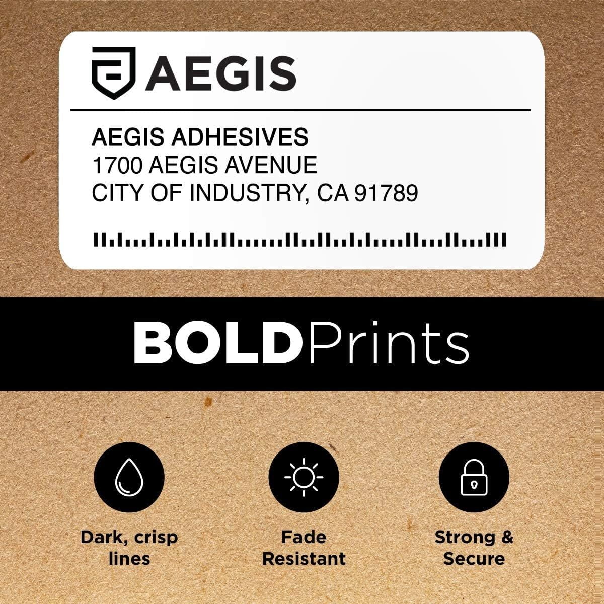 Aegis Adhesives - Compatible Label Replacement for Brother DK-1209 (1.1" X 2.4”) Address & Barcode, Use with QL Label Printers - 12 Rolls + 1 Frame