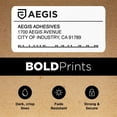 thumbnail image 2 of Aegis Adhesives - Compatible Label Replacement for Brother DK-2205 (2.4" X 100 Ft.) Continuous Paper Tape, Use with QL Label Printers - 8 Rolls + 1 Frame, 2 of 6