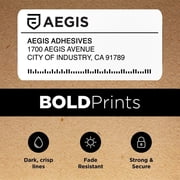 Aegis Adhesives - Compatible Label Replacement for Brother DK-1209 (1.1 X 2.4”) Address & Barcode, Use with QL Label Printers - 12 Rolls + 1 Frame
