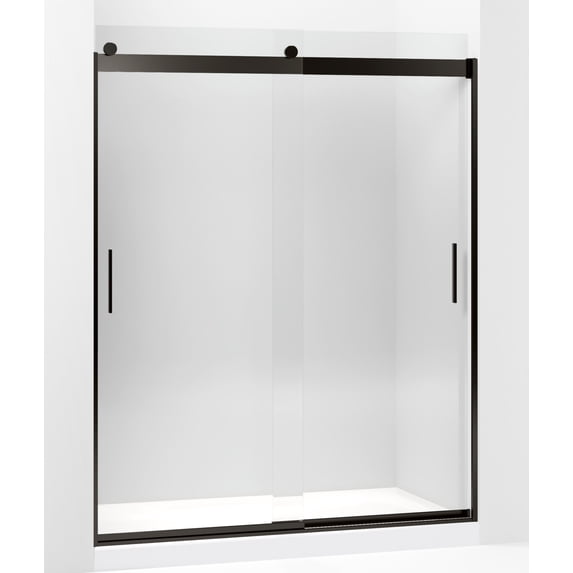 Kohler K-706164-L Levity 74" High X 59-5/8" Wide Bypass Semi Frameless Shower Door -