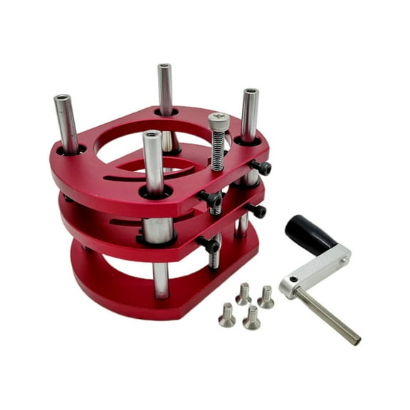 AOOOWER Router Lift for 64-66mm Diameter Motor Lifting Platform Stand Insert Plate Lift Base Milling Router Woodworking