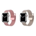 thumbnail image 1 of BXUXOHS (1Pack/2Pack) Milanese Loop Band Compatible with Apple Watch Bands 38mm 40mm 41mm 42mm 44mm 45mm 49mm Adjustable Stainless Steel Metal Mesh Strap for iWatch Series Ultra SE 8 7 6 5 4 3 2 1, 1 of 14