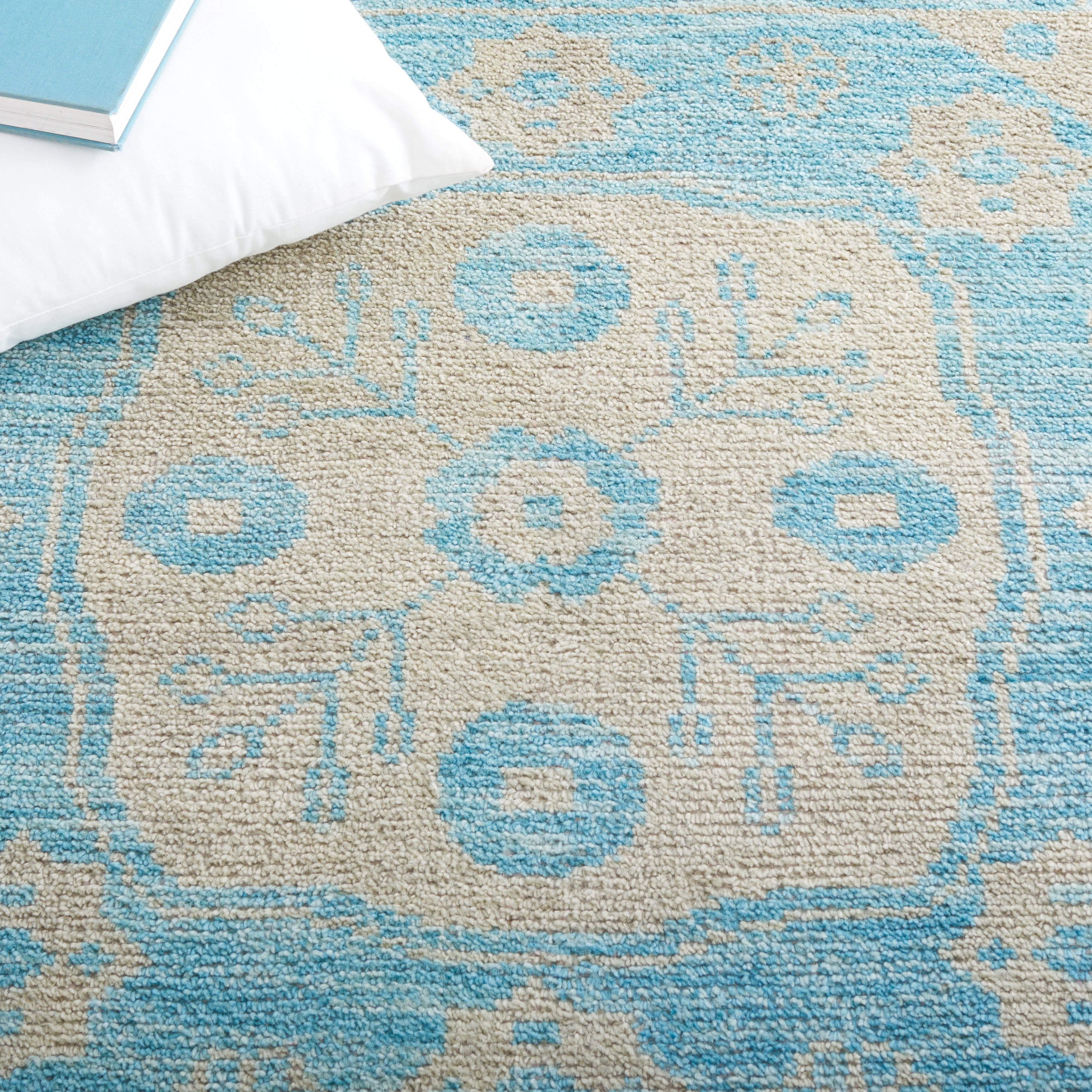 Safavieh Kenya Magdalena Geometric Area Rug, Blue, 3' x 5'