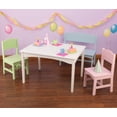 thumbnail image 2 of KidKraft Nantucket Wooden Table with Bench and 2 Chairs, Multicolored, Children's Furniture - Pastel, 2 of 2