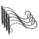 thumbnail image 5 of TABLETREANDS 4Ud Gancho Para Colgar Macetas Y Adornos De Jardín En Hierro Negro Con Estilo Clásico, 5 of 8