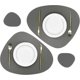 thumbnail image 1 of Placemat Set Recycled Leather Table Mat Kitchen Table Decoration, 1 of 5
