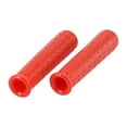 thumbnail image 2 of Firm Grip Rubber Handles for Wheelbarrow Red Round Tubes Replacement (2Pcs), 2 of 7