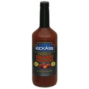 KickAss Classic Recipe Premium Bloody Mary Mix, 1 qt, (Pack of 12)
