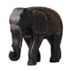 thumbnail image 3 of Estatua de elefante de resina, figura coleccionable, adorno Feng Shui, animal decorativo Negro, 3 of 9