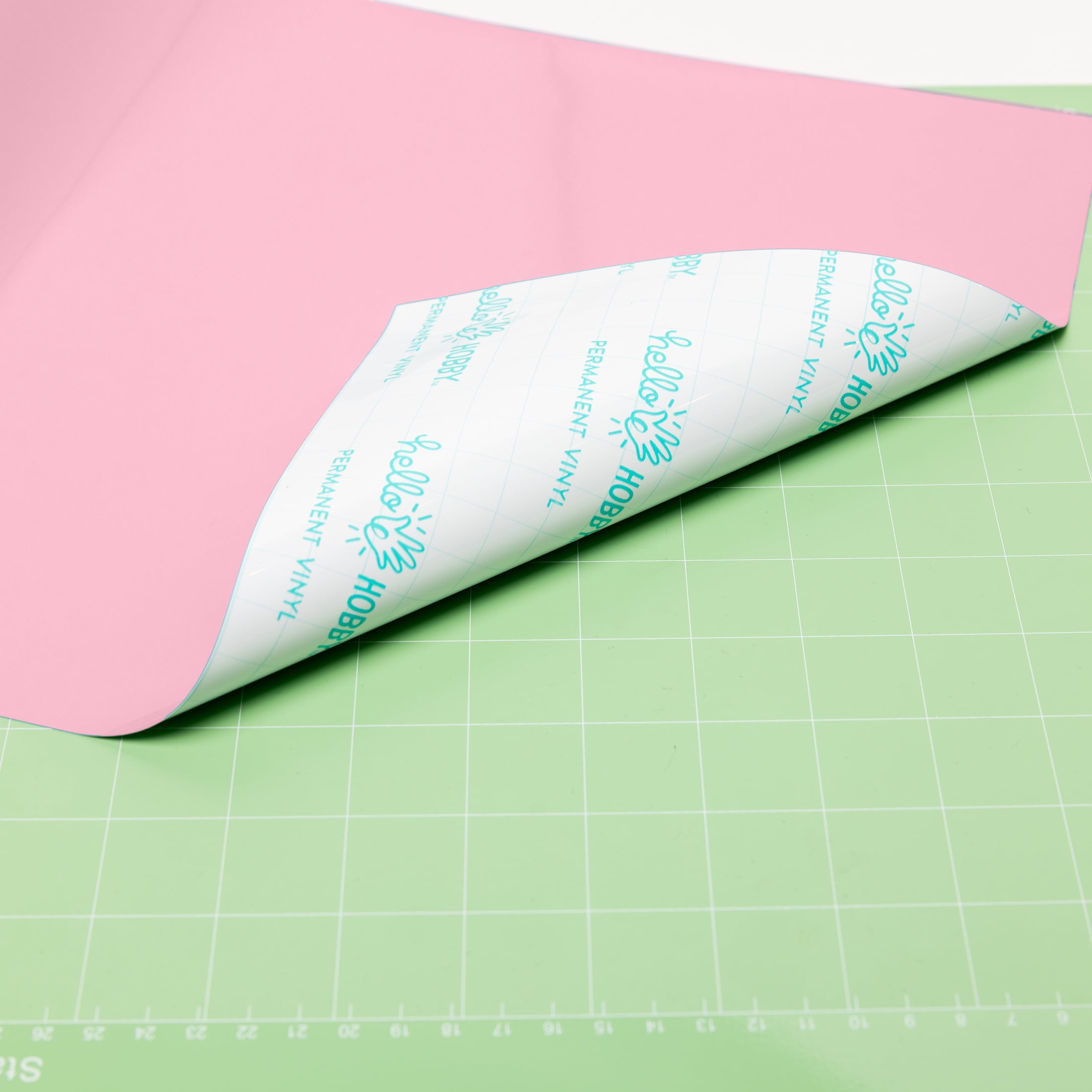 (3 pack) Hello Hobby 12" x 4' Light Pink Permanent Craft Vinyl Roll