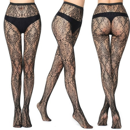 IDALL Tights for Women Fishnet Stockings for Women Women Long Tube Suspender Sexy Socks Sexy Panties Silk Stockings Thigh High Stockings Sheer Tights R One Size
