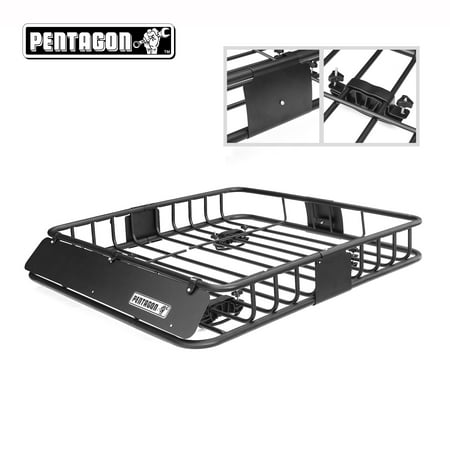 Pentagon Tools Car Top Cargo Basket For Automobile or Minivan SUV Car