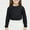 Black#1, variant on Kids' Solid Color Turtleneck/Round Neck Warm Long Sleeve Undershirt Unisex Pullover Base Shirt Base Layer for Child and Child(Green#1,2 Years)