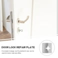 thumbnail image 4 of MasteelfCA 4pcs Stainless Steel Door Lock Reinforcement Plate Door Lock Repair Plate, 4 of 7