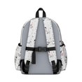 thumbnail image 3 of Cat and Fan White Pattern Cute School Backpack with Padded Back and Adjustable Shoulder Straps 13.4"x11"x4.7", 3 of 5
