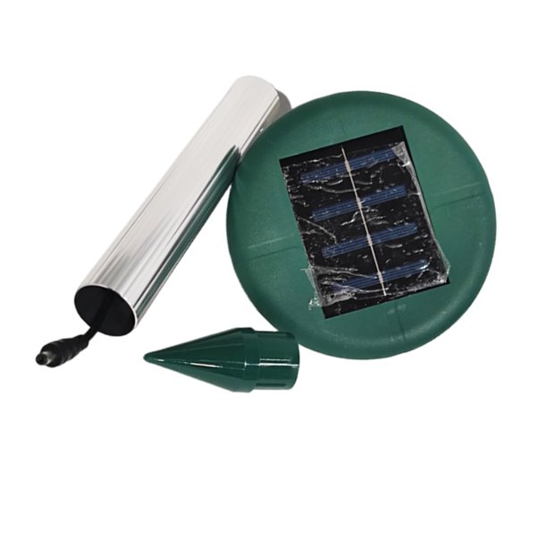 Naiovety Repelente de ratones sónico electrónico Solar 400Hz-50Hz dispositivo de Control de ratas de granja recargable dispositivo de Repelente de insectos y plagas