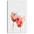 thumbnail image 2 of Colorful Watercolor Roses on White - Large Floral Canvas Artwork, 2 of 3