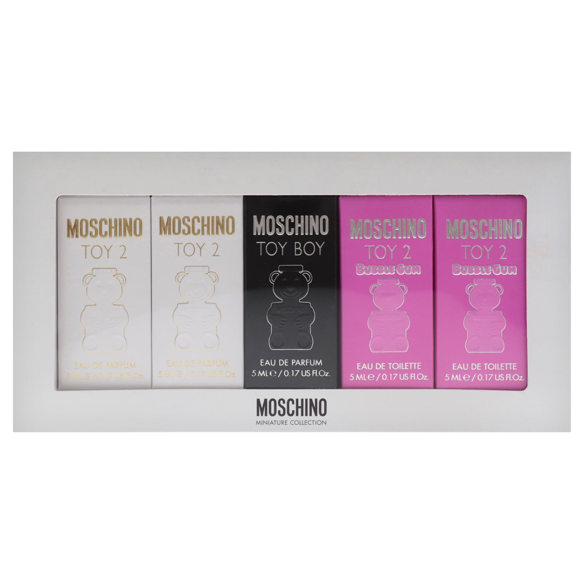 Moschino Toy Miniature Collction 5 Pcs Unisex Splash Gift